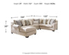 Carnaby 4-Piece Sectional with Chaise