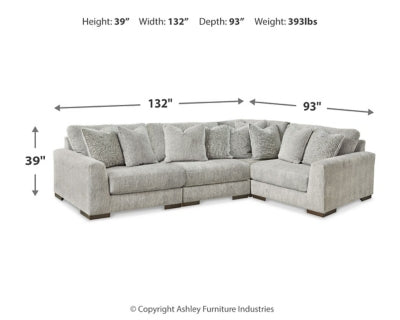 Regent Park 4-Piece Sectional