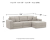 Next-Gen Gaucho 3-Piece Sectional Sofa with Chaise