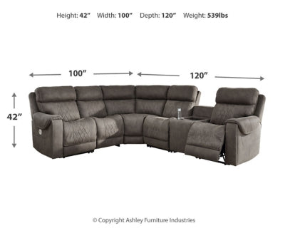 Hoopster 6-Piece Power Reclining Sectional
