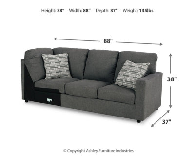 Edenfield Right-Arm Facing Sofa with Corner Wedge