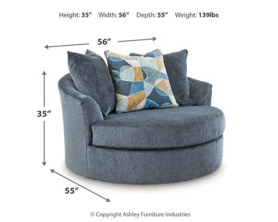 Maxon Place Oversized Swivel Accent Chair