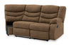 Partymate Right-Arm Facing Reclining Loveseat with Half Wedge