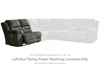 Nettington Left-Arm Facing Power Reclining Loveseat
