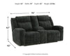 Martinglenn Reclining Loveseat with Console