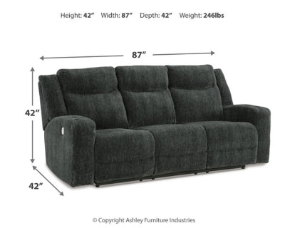 Martinglenn Power Reclining Sofa with Drop Down Table