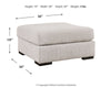 Larce Oversized Accent Ottoman