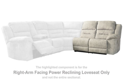Family Den Right-Arm Facing Power Reclining Loveseat
