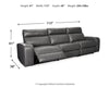 Samperstone 3-Piece Power Reclining Sectional Sofa