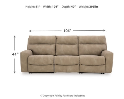 Next-Gen DuraPella 3-Piece Power Reclining Sectional Sofa