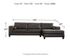 Nokomis 2-Piece Sectional with Chaise