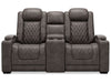 HyllMont Power Reclining Loveseat with Console