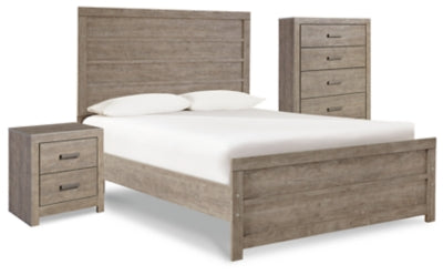 Culverbach Full Panel Bed with Chest of Drawers and Nightstand