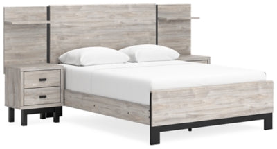 Vessalli Queen Panel Bed with Extensions