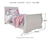 Anarasia Twin Sleigh Footboard