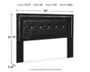 Kaydell King/California King Upholstered Panel Headboard