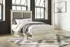 Cambeck Queen Upholstered Panel Bed with 2 Side Under Bed Storage