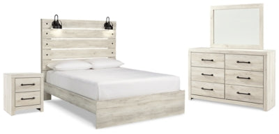 Cambeck Queen Panel Bed, Dresser, Mirror and Nightstand