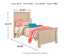 Willowton Twin Panel Bed