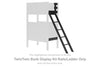 Nextonfort Twin/Twin Bunk Display Kit Rails/Ladder