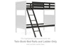 Nextonfort Twin Bunk Bed Rails and Ladder