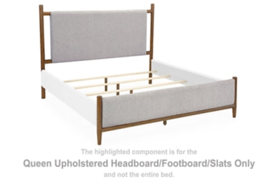 Lyncott Queen Upholstered Headboard/Footboard/Slats