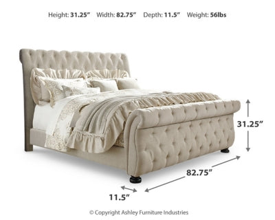 Willenburg King/California King Upholstered Footboard