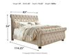 Willenburg California King Upholstered Sleigh Bed