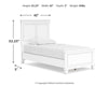 Fortman Twin Panel Headboard