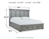 Russelyn California King Storage Bed