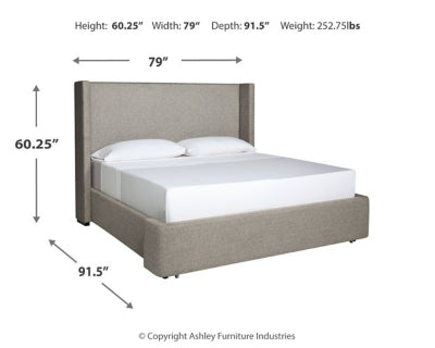 Fawnburg California King Upholstered Storage Bed