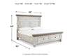 Havalance King Poster Bed with 2 Storage Drawers
