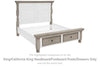 Harrastone King/California King Headboard/Footboard Posts/Drawers