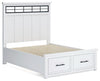 Ashbryn Queen Panel Storage Bed
