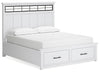 Ashbryn California King Panel Storage Bed