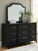 Welltern Dresser and Mirror