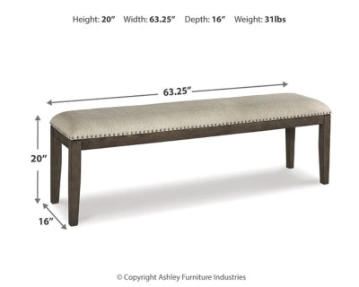 Johnelle Dining Bench