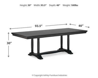 Welltern Dining Extension Table