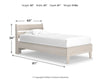 Socalle Twin Panel Platform Bed