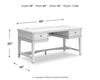 Kanwyn Home Office Storage Leg Desk