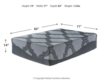 14 Inch Ashley Hybrid California King Mattress