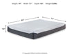 10 Inch Chime Elite California King Memory Foam Mattress in a box