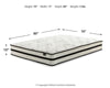 Chime 10 Inch Hybrid King Mattress in a Box