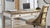 Elevating the art of traditional cottage styling, this designer desk is your heavenly home office realized. Antiqued two-tone
