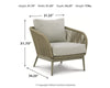 Swiss Valley Lounge Chair with Cushion (Set of 2)