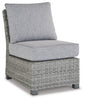 Naples Beach Armless Chair with Cushion