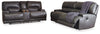 McCaskill Power Reclining Sofa and Loveseat