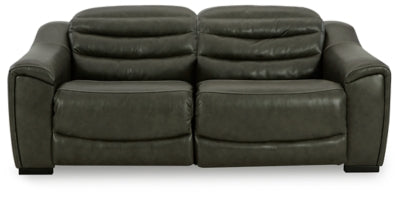 Center Line 2-Piece Power Reclining Sectional Loveseat
