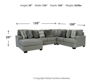 Keener 4-Piece Sectional with Chaise