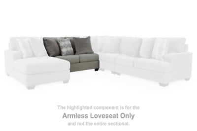 Keener Armless Loveseat